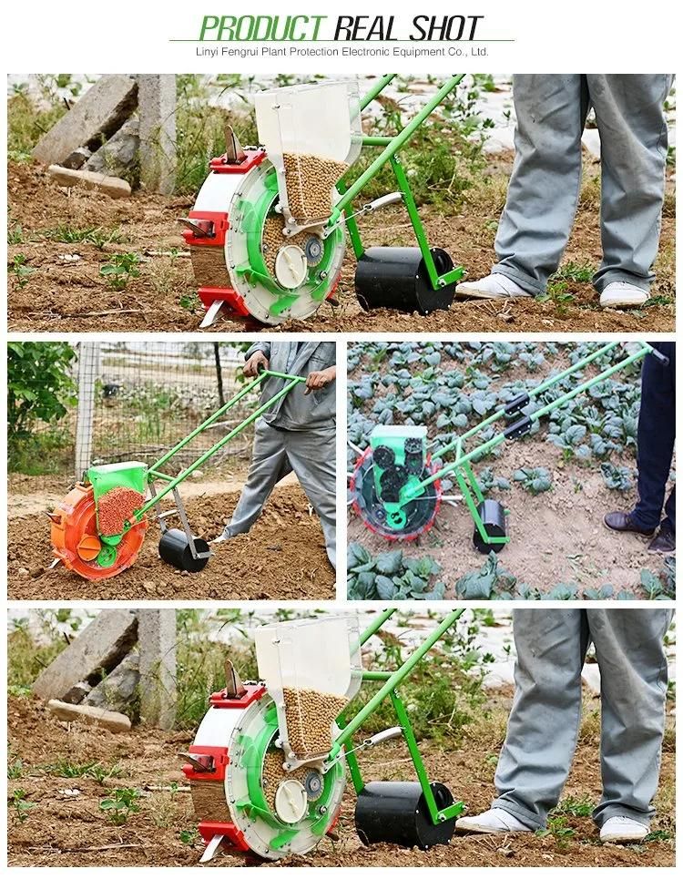 Manual Hand Push Corn Beans Peanut Rice Planter Machine for Agriculture