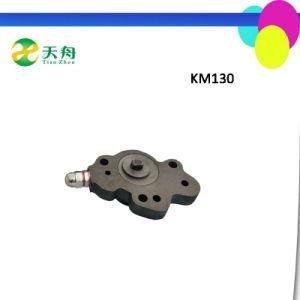 One Cylinder Hand Starting Diesel Engine Km130 Oil Pump