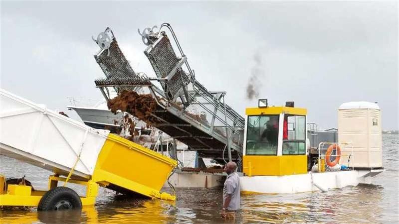 Floating Garbage Collection Boat Trash Skimmer for Sale