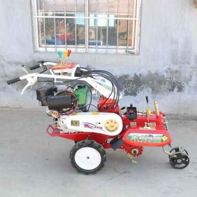 Agricultural Two Wheel Walking Rotary Automatic Mini Tiller for Earthing up of Sugarcane