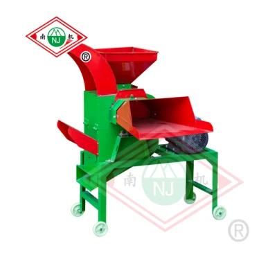 Factory Price Hay Silage Chaff Cutter Machine for Sale with Gasoline Engine Grass Cutting Feed Processing Machines for Cow Fodder Shredder