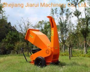 Hot-Sale 6.5-15 HP Ce Approval Chipping Capacity 50-100mm Petrol Wood Chip Shredder