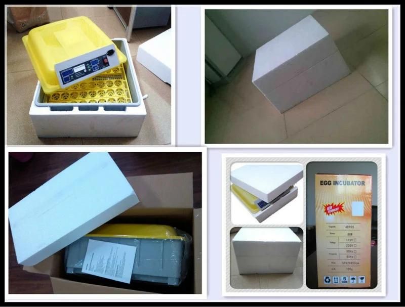 Ce Automatic Digital Temperature Control Automatic Turning 48 Egg Incubator