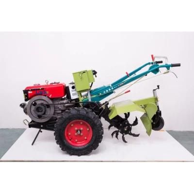 Hot Sale Factory Directly Sale Good Quality Water Cooled Diesel Two Wheel Walking Tractor 8HP-22HP