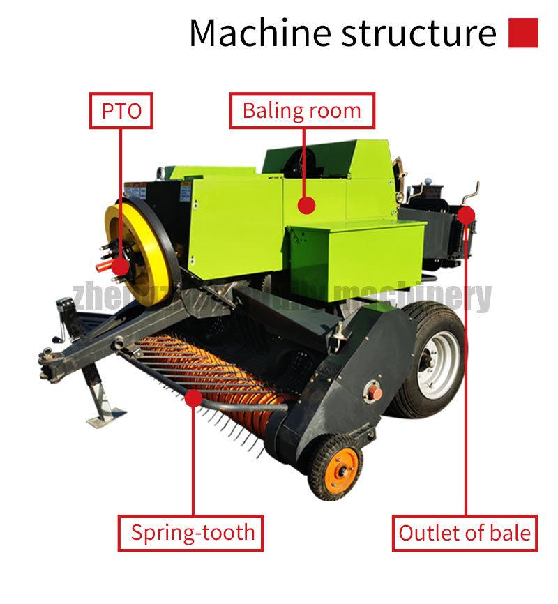 Wheat Hay Straw Baler Machine Mini Square Baler for Sale