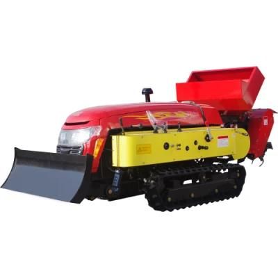 Factory Customized Fuel Saving Tractor Crawler Remote Control Paddy Field Crawler Tractor