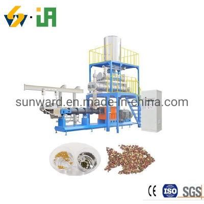 Twin-Screw Fish Feed Pellet Plant Machines for Carp Cereales Extrusora Production Line