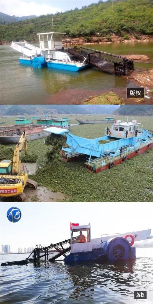 River Garbage Collection Pontoon Boat