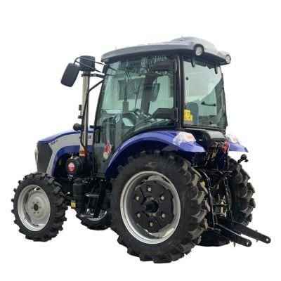 Chinese Factory Directly Supply 90HP 4WD Mini Farm Tractor with Cab and Various Colors Can Be Customized