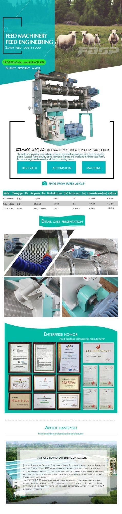 Szlh420A2 Conditioner Poultry Feed Machine Pelleting Feed Equipment