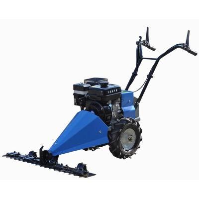 China Hand Push Lawnmower Mini Sickle Bar Mower with Diesel Engine