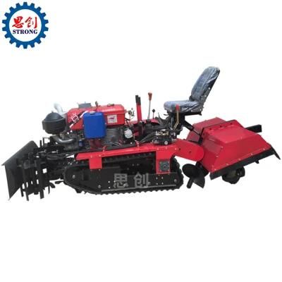 22HP Crawler Cultivator Tractor with Rotary Cultivator