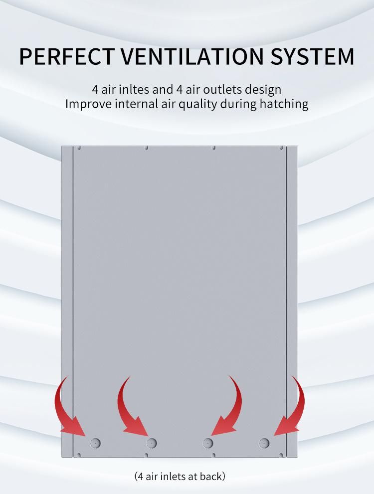 Hhd Newest Chinese Red 1000 Eggs Incubator