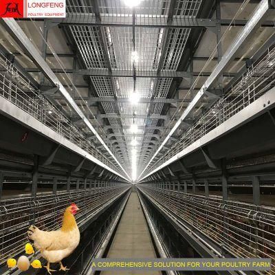 Hot Galvanized Wire Mesh and Sheet Longfeng Poultry Chicken Equipment with High Density