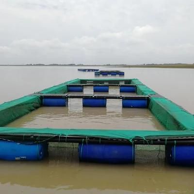 Customized Pontoon Floating Cage Fish Farming Net Cage