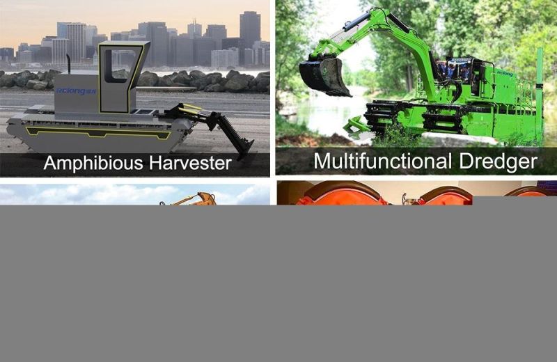 Lake Weed Harvester Water Hyacinth Harvester Underwater Mower Aquatic Vegetation