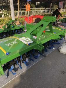 Rotary Tiller with Thickened Cutter Shaft Soil Crushing Roller