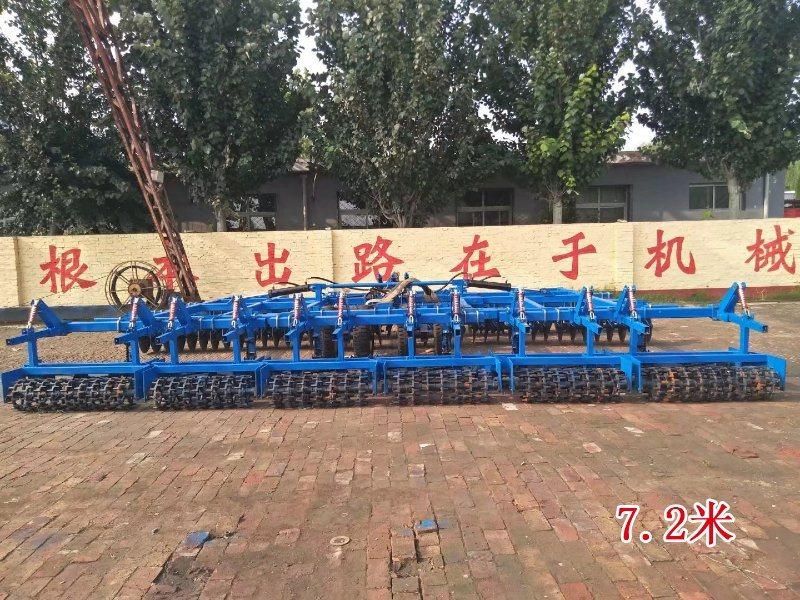 Folding Combined Ground Preparation Machine Wide Heavy Duty High Speed Disc Harrow