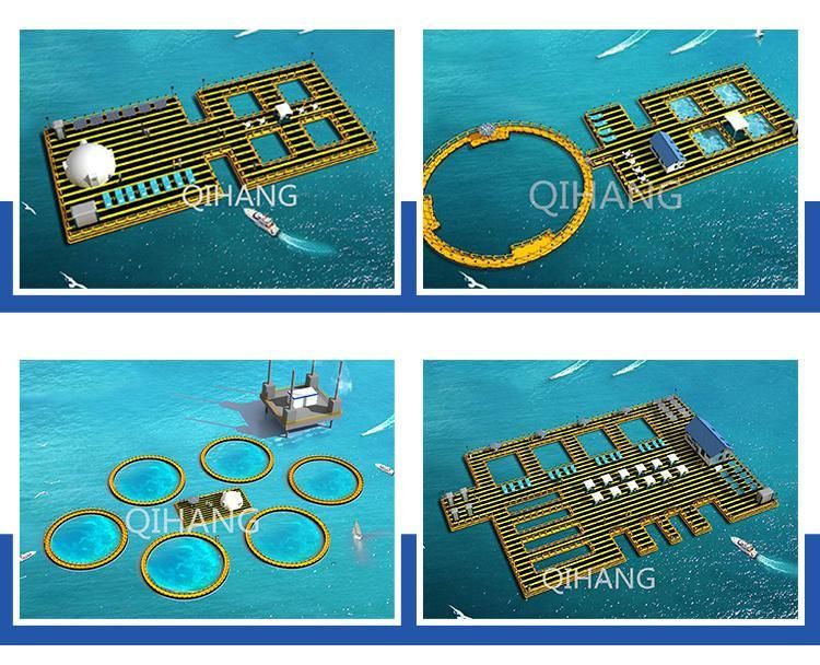 HDPE Leisure Platform Floating House for Fish Farming Tourism