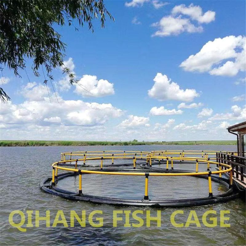 Aquaculture HDPE Pipe Seawater Fish Breeding Cage Trap
