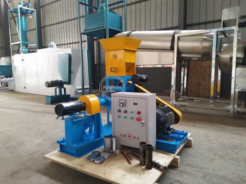 Animal Feed Processing Machine Floating Fish Feed Pellet Making Machine Pet Feed Extruder for Sale