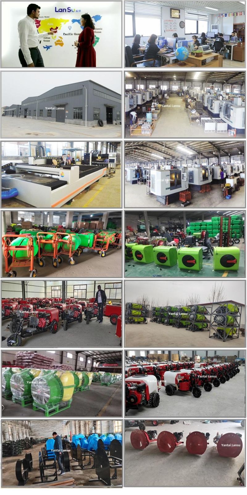 China Shandong Agricultural Sprayer Farm Machinery Diesel Mist Boom Garden Spray Triger Sprayer Power Tractor Trailer Hopper Sprayer