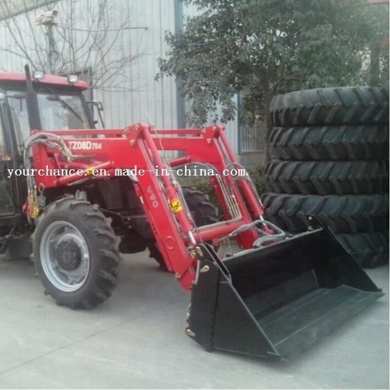 Ce Certificate Tz08d 4 in 1 Bucket Front End End Loader for 55-75HP Agricultural Wheel Farm Tractor