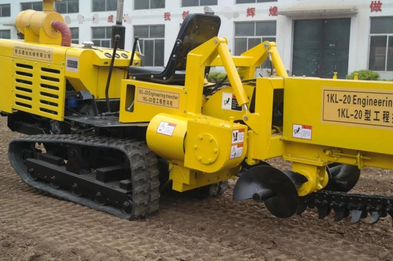 Pormotion Mini Wheel Loader Digging Trencher