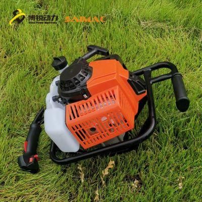 63cc Gas Powered Spiral Drill Earth Auger Power Engine Post Hole Digger Earth Burrowing/Drill