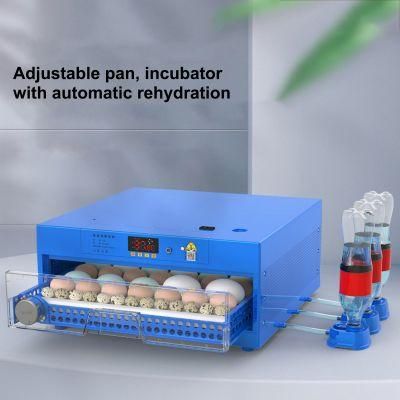 China Manufacturers Temperature Humidity Controller Chicken Automatic Quail Egg Incubator 48 72