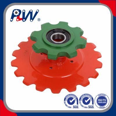 DIN 8188 ISO/R606 High-Wearing Feature &amp; Made to Order &amp; Finished Bore Welded Flange Agricultural Chain Sprocket