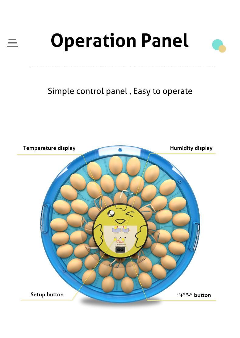 Edward Smile Series S52 Fully Automanic Mini Incubator Rotated Egg Turning