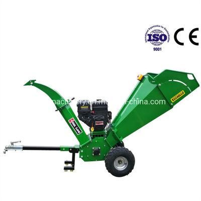 Towed 15HP Gas Engine Wood Chipper Shredder CE Branch Cutter