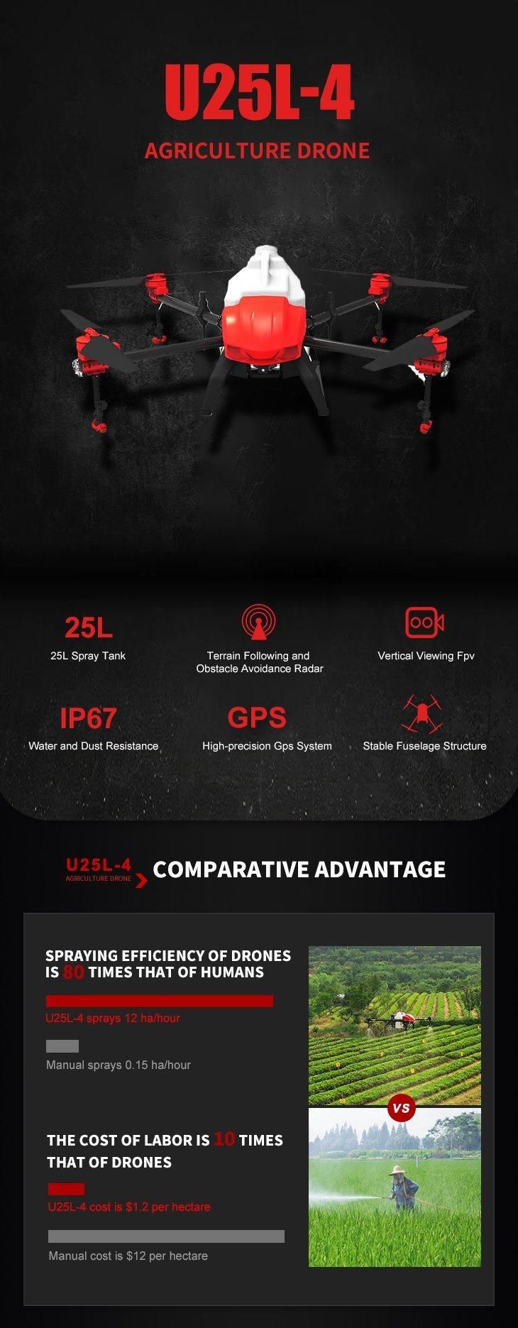 25L Drones for Pesticide Spraying Agri Drone Uav Drones in Agriculture