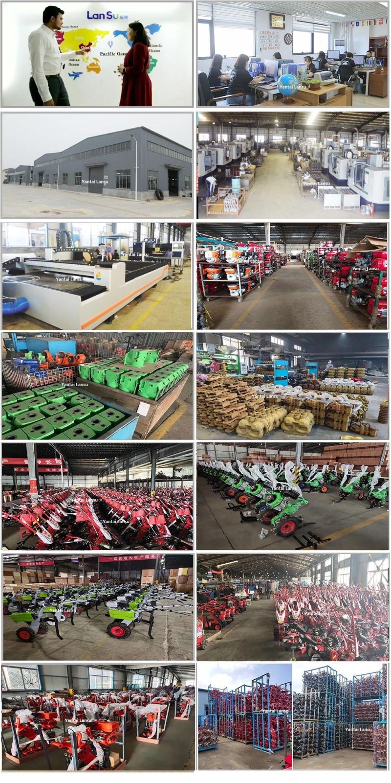 Hot Sale Goood Quality China Products/Suppliers Manufacture Agriculture Machinery / Diesel Power Mini-Tiller