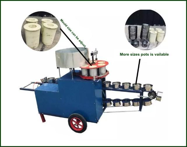 Semi-Automatic Soil Potting Machine for Nursery Flower Small Plastic Pots Soil Filling