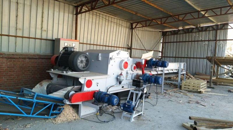 CE, ISO and SGS Approved Large Capacity Round Log Wood Chipper