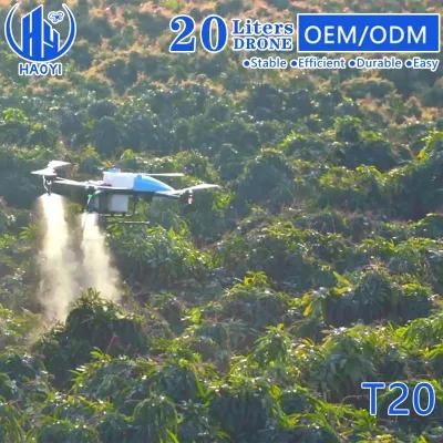 T20 20L All-Terrain Anti-Interference Strong Spraying Obstacle Avoidance Fumig Farm Agricultural Moutain Plant Protection Agriculture Drone