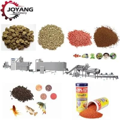 Floating Fish Feed Pellet Making Machine Aquatic Fish Food Production Line Feed Processing Line