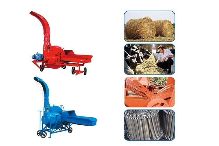 Cheap Movable Wheat Corn Cotton Stalk Silage Crop Hay Straw Grass Chaff Cutting Machine for Chopping Crushing Shredding Animal Poultry Green Fodder Forage Feed