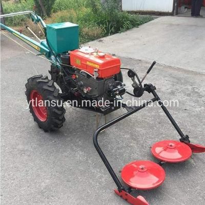 Best Selling Walking Tractor with Plough and Tiller and Grass Mower