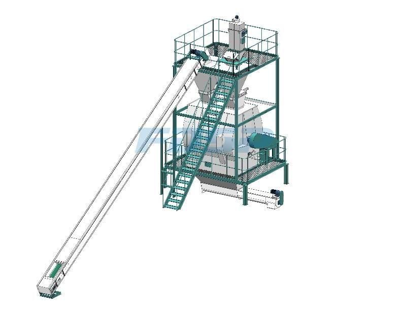 Double-Line Fzlh420 Living Waste Bio-Organic Fertilizer Production Line