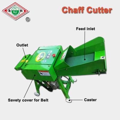 Fresh Corn Straw Grass Chopper Chaff Cutter Silage Cutter Shredder Chopping Chicken Feed Fodder Machine