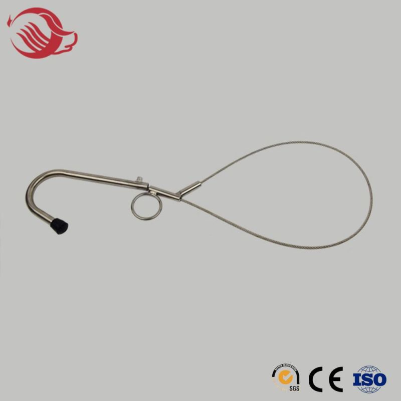 Stainless Steel Pig Retainer/ Pig Fixing Clip Rope Device/ Veterinary Instrument