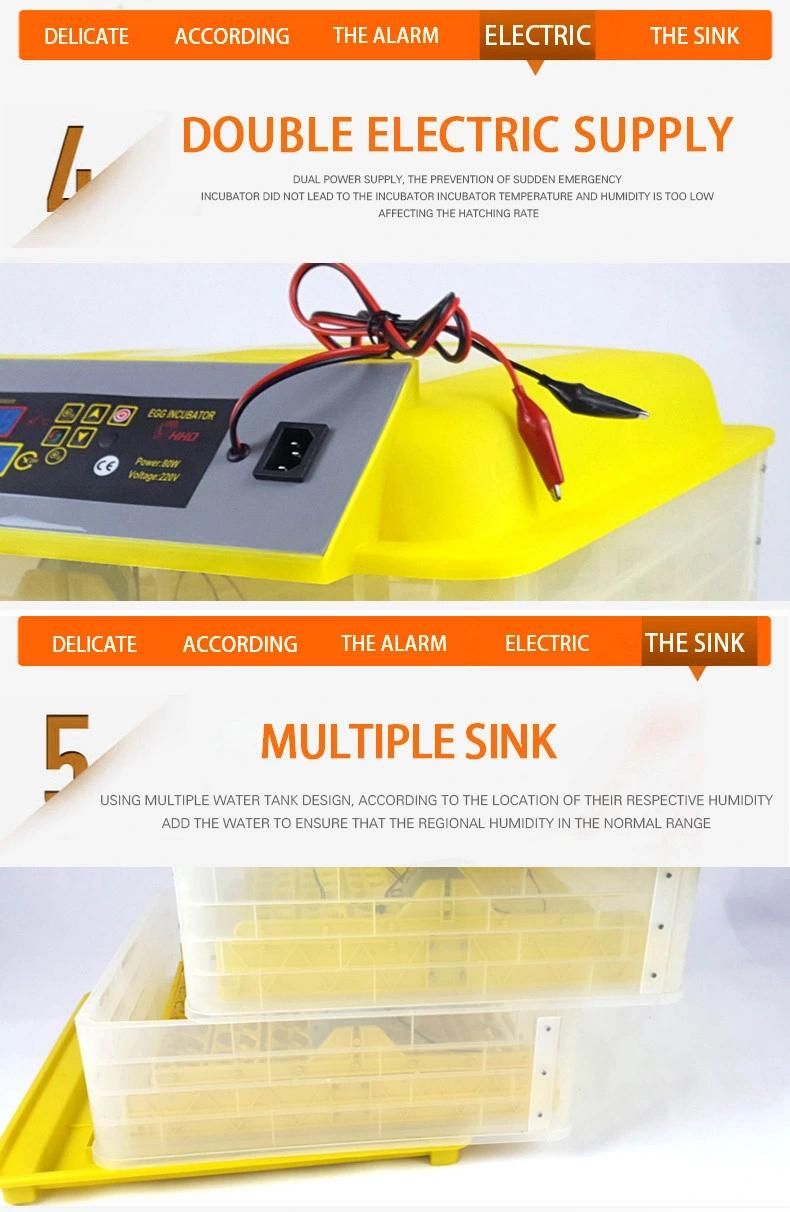 Hhd Dual Power Incubator for Hatching 112 Eggs