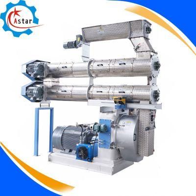 Cattle Chicken Poultry Swine Pig Pork Cow Beef Livestock Feedstuff Making Ring Die Pellet Machine Feed Processing Machine for Sale