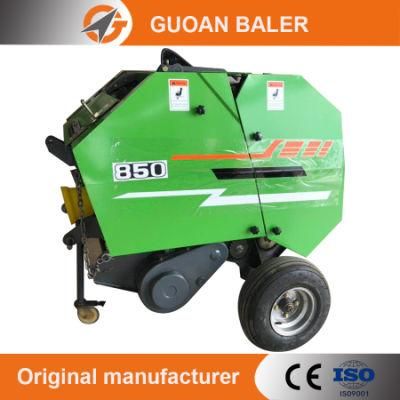 Mini Round Baler Hay Straw Baler Tractor Mini Baler