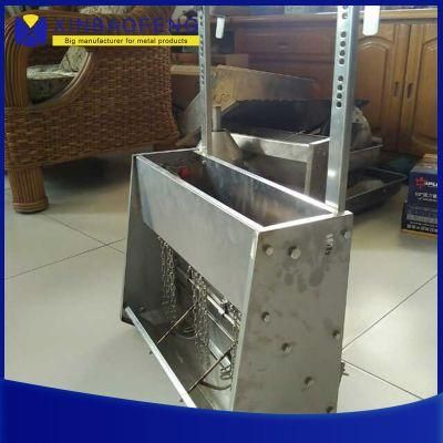 Pig Farm Fattening Trough Breeding Chute Charging Stainless Sow Double Sides Feeder Double Sides