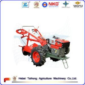Hot Sale Two Wheel Walking Tractor with Trailer, Plough, Cultivator