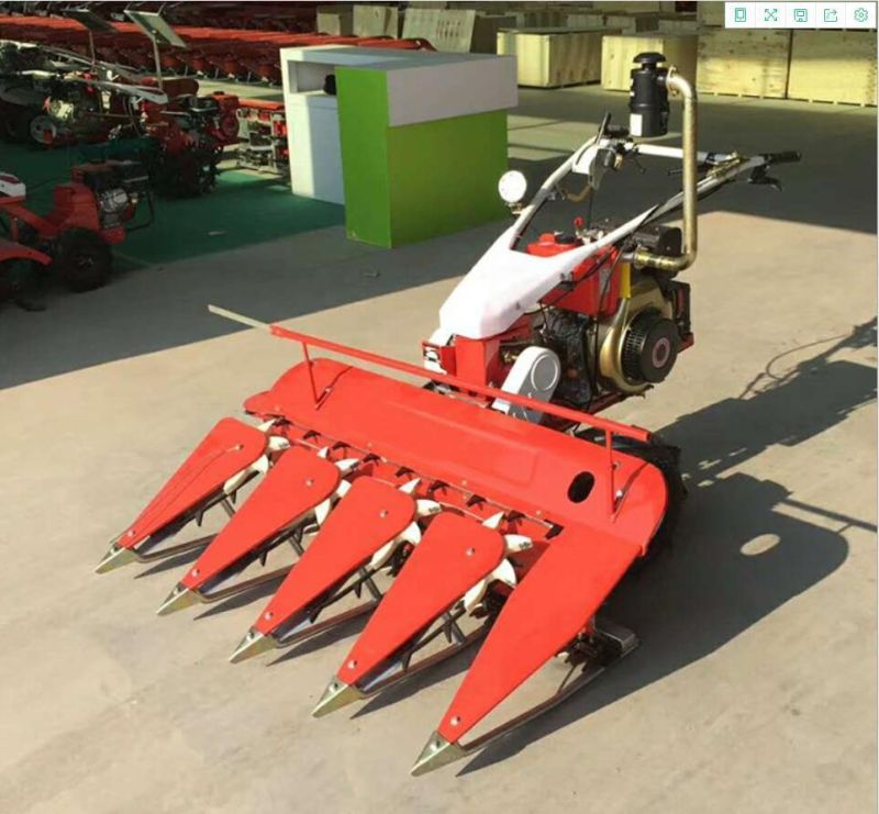 4G-100 Self-Walking Mini Paddy Rice Harvester Combine Grass Cutting Harvester with Factory Price